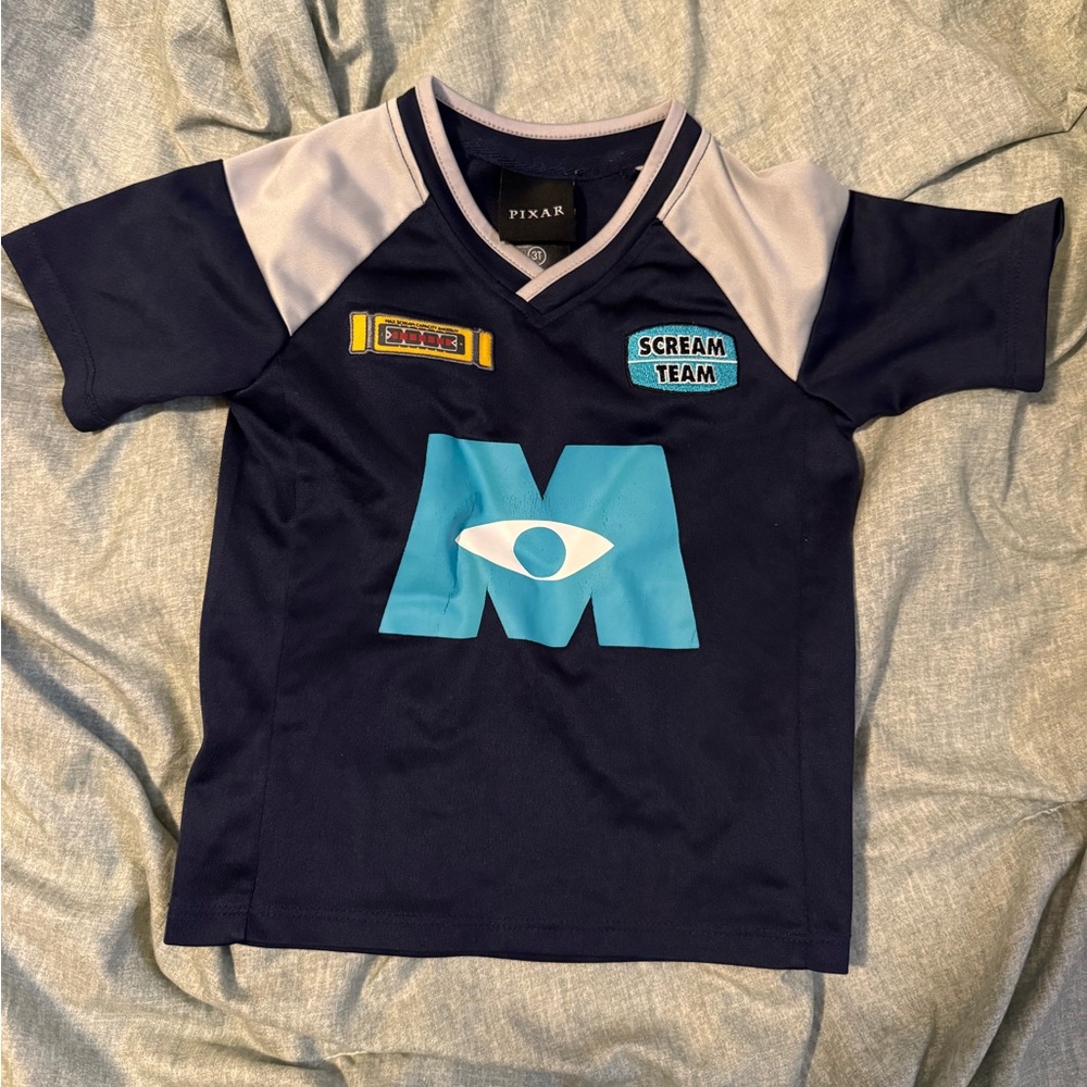 Monsters Inc Scream Team Kids Football Jersey by